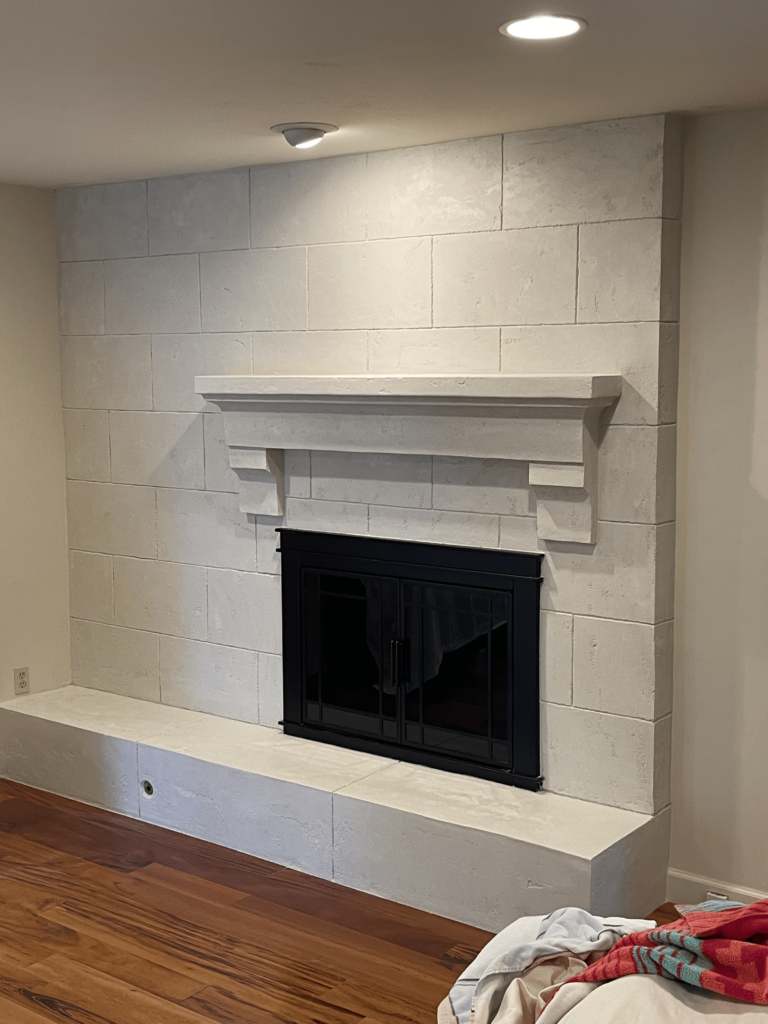 Completed stucco project