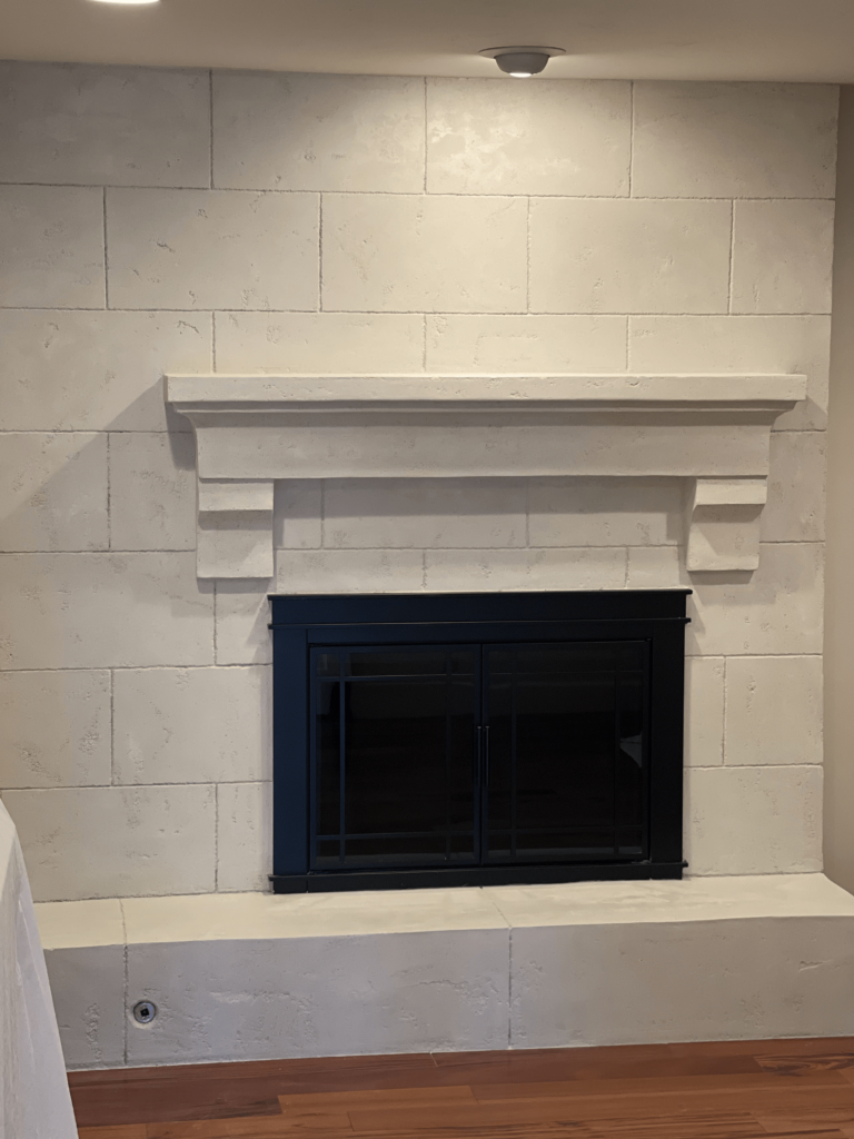 Completed stucco project