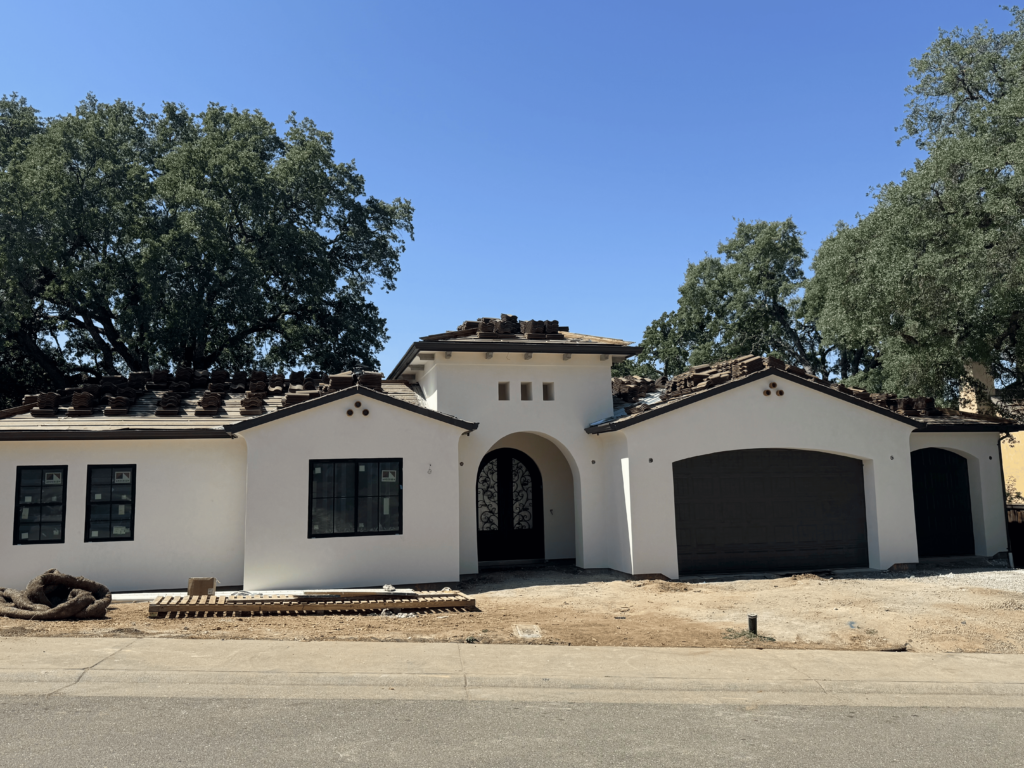 Completed stucco project